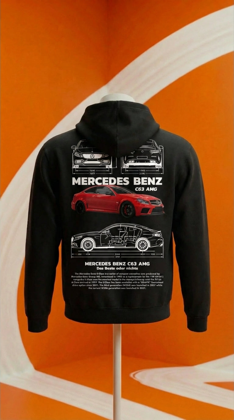 Mercedes-Benz C63 AMG Blueprint Hoodie