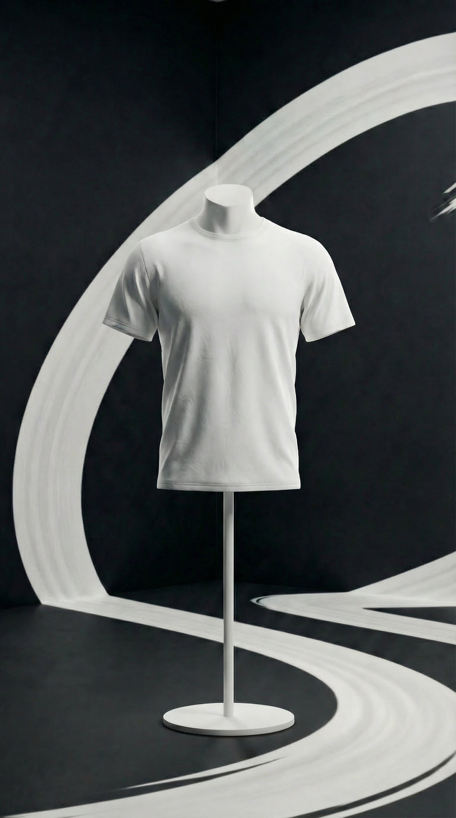 ACE Space basic t-shirt minimal in white
