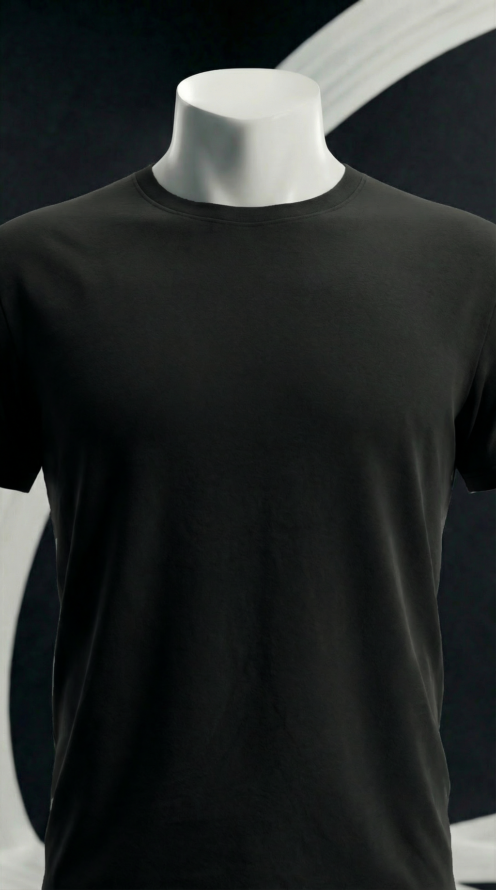 ACE Space basic t-shirt minimal in black
