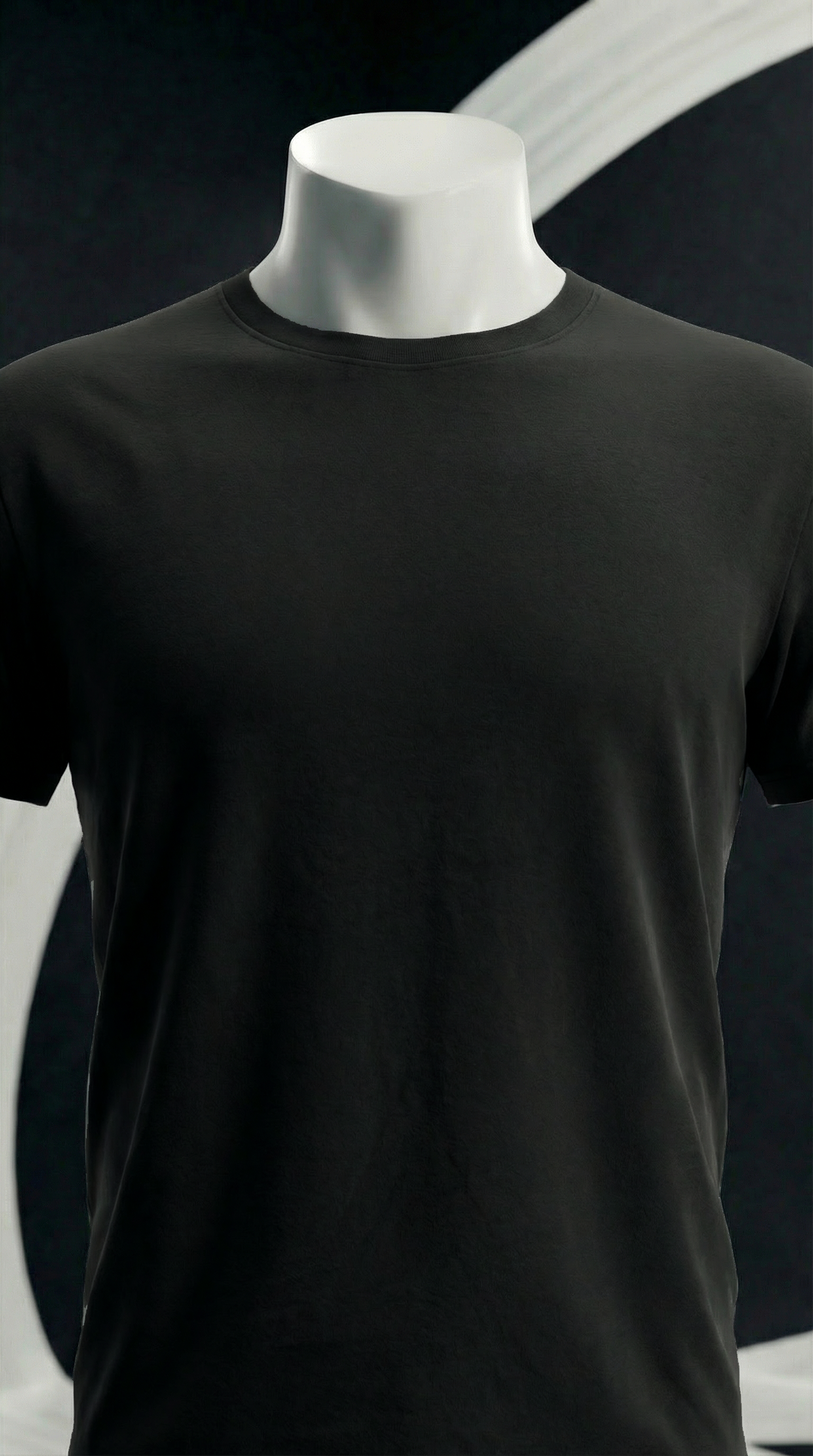 ACE Space basic t-shirt minimal in black
