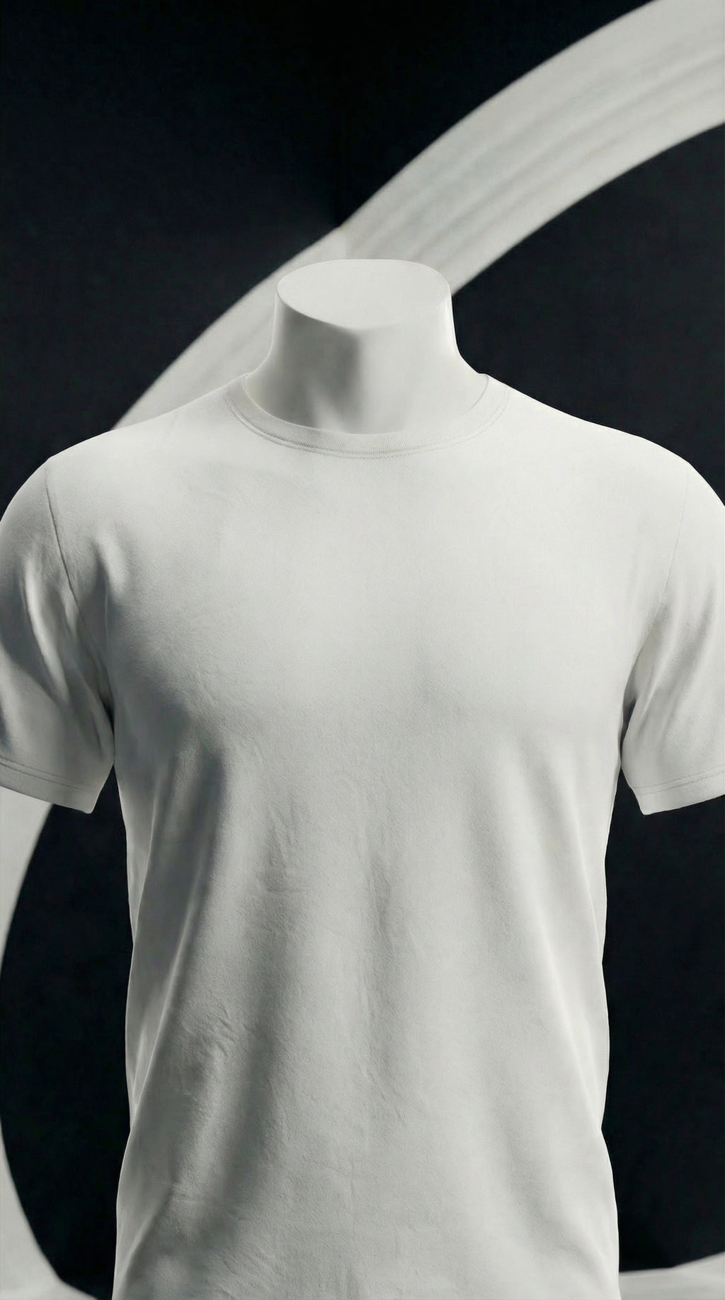 ACE Space basic t-shirt minimal in white
