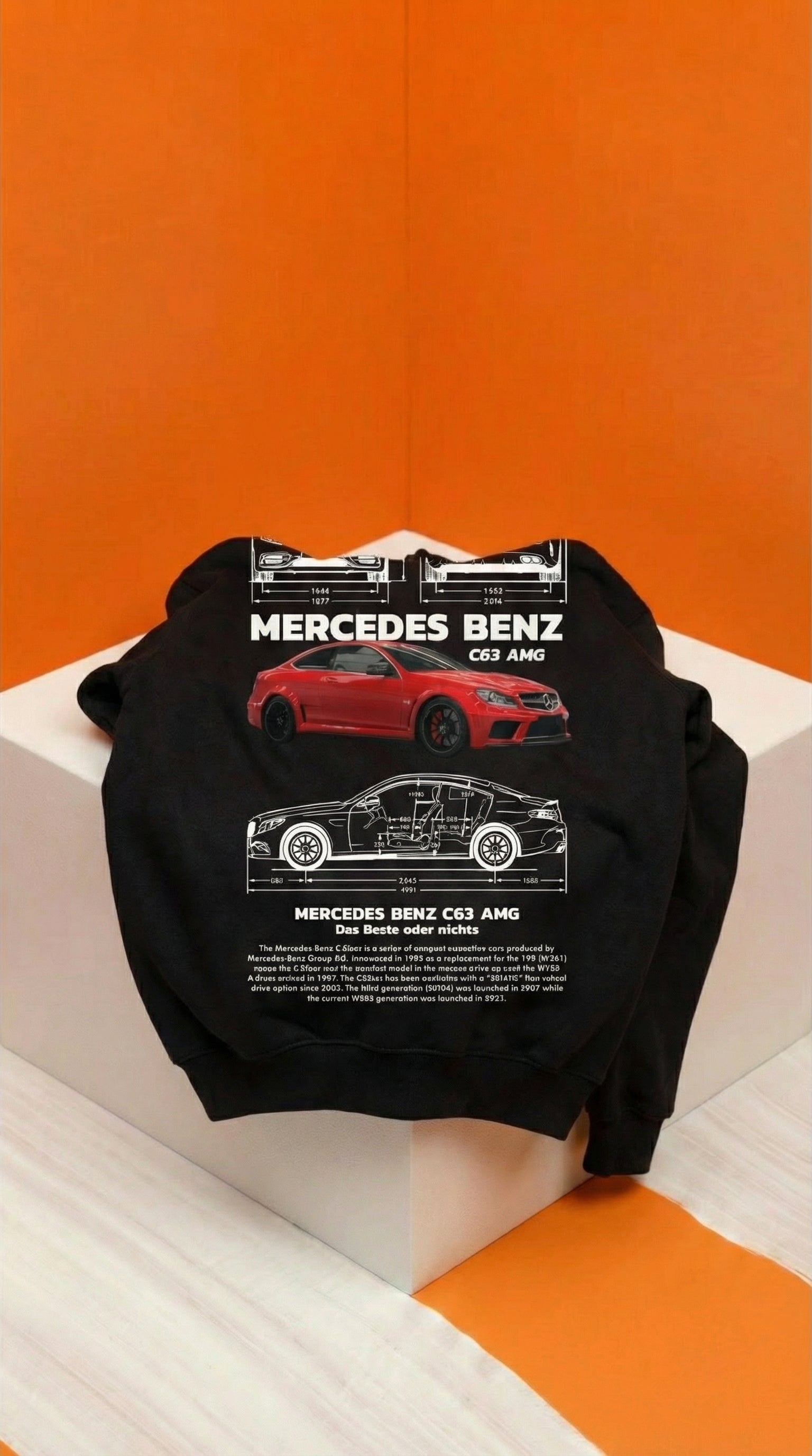 Mercedes-Benz C63 AMG Blueprint Hoodie