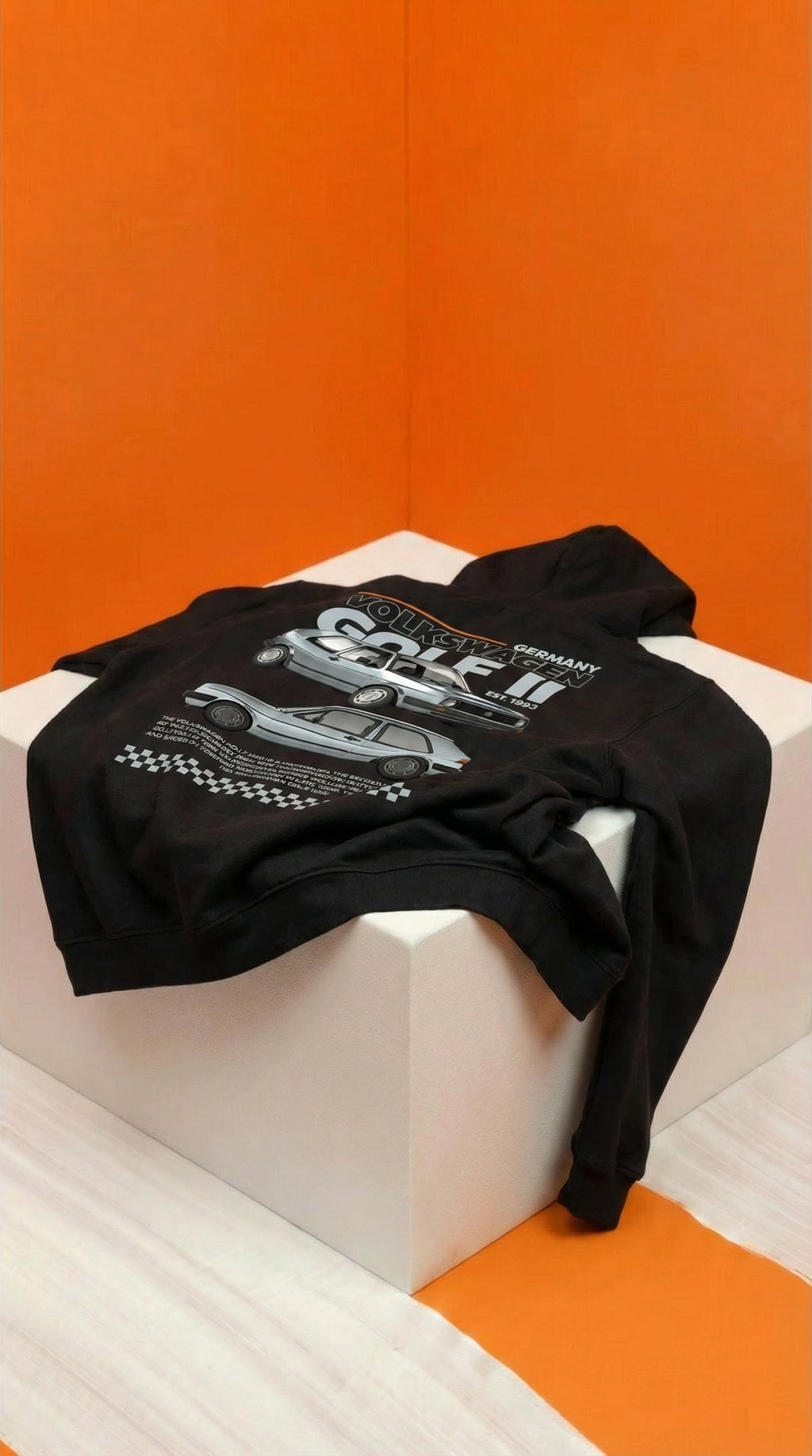 Sweat à capuche poster Volkswagen Golf II