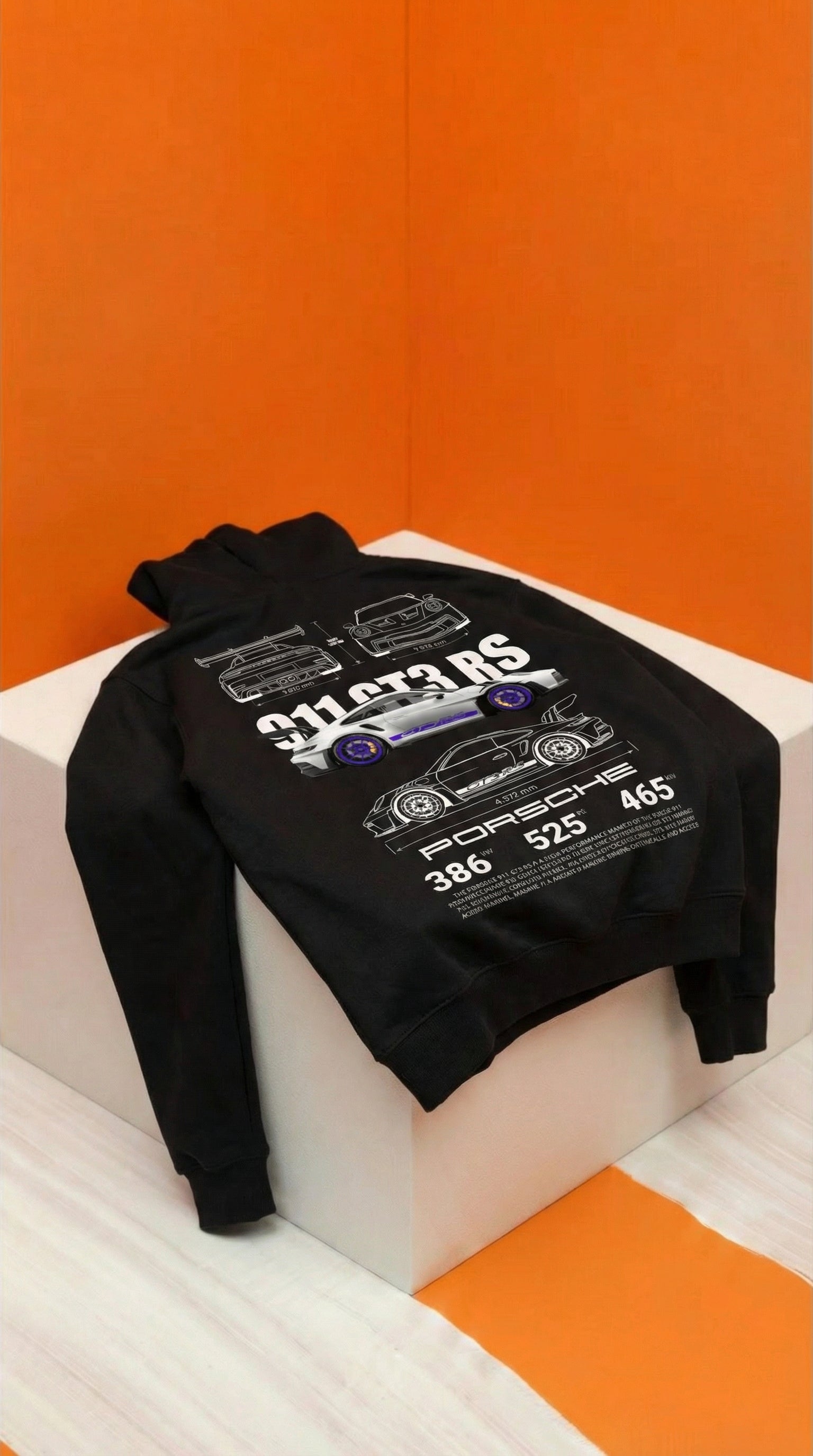 Porsche 911 GT3 RS Blueprint Hoodie