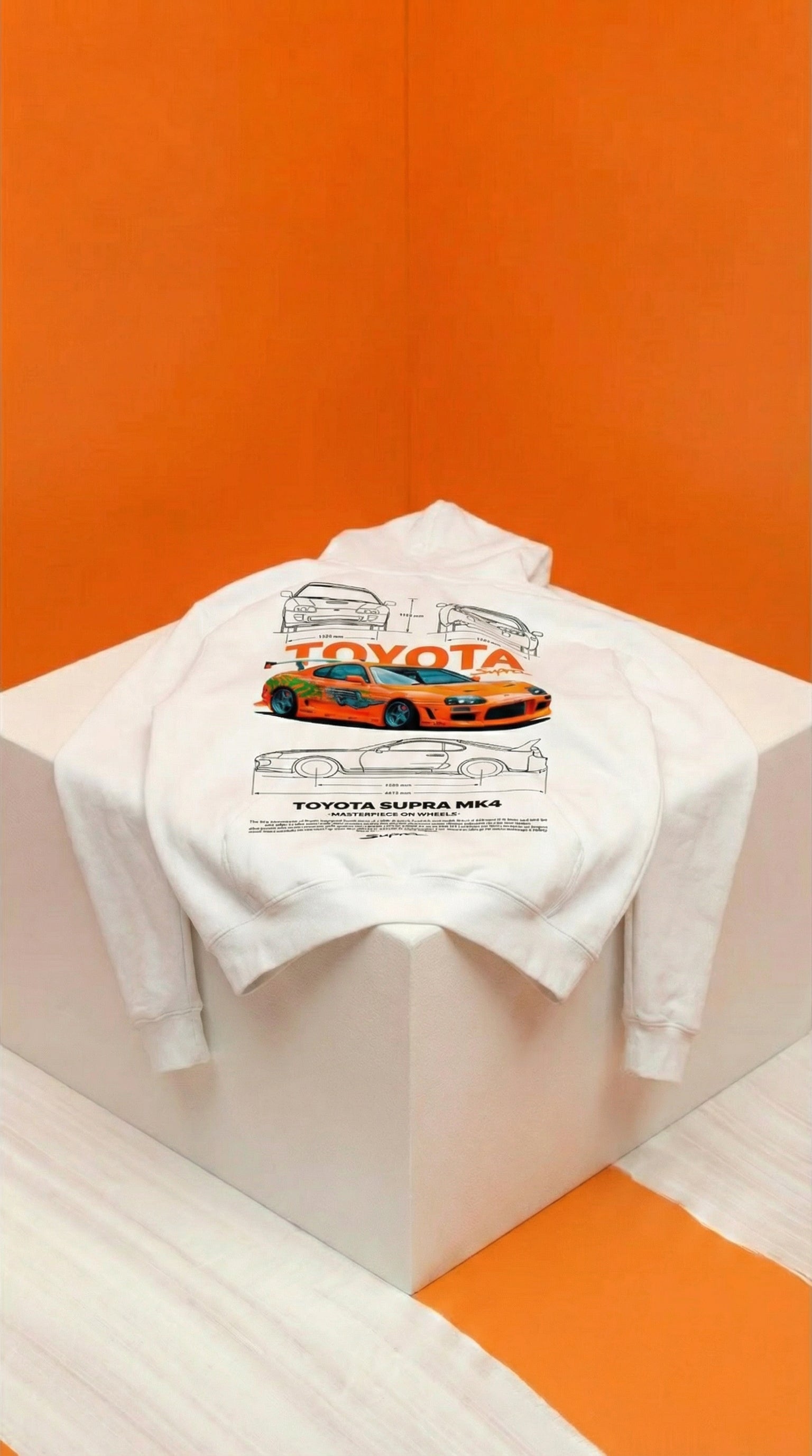 Toyota Supra MK4 Blueprint Hoodie