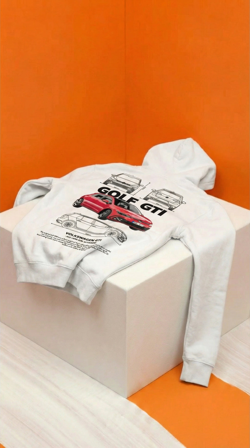 Sweat à capuche Volkswagen Golf GTI Blueprint