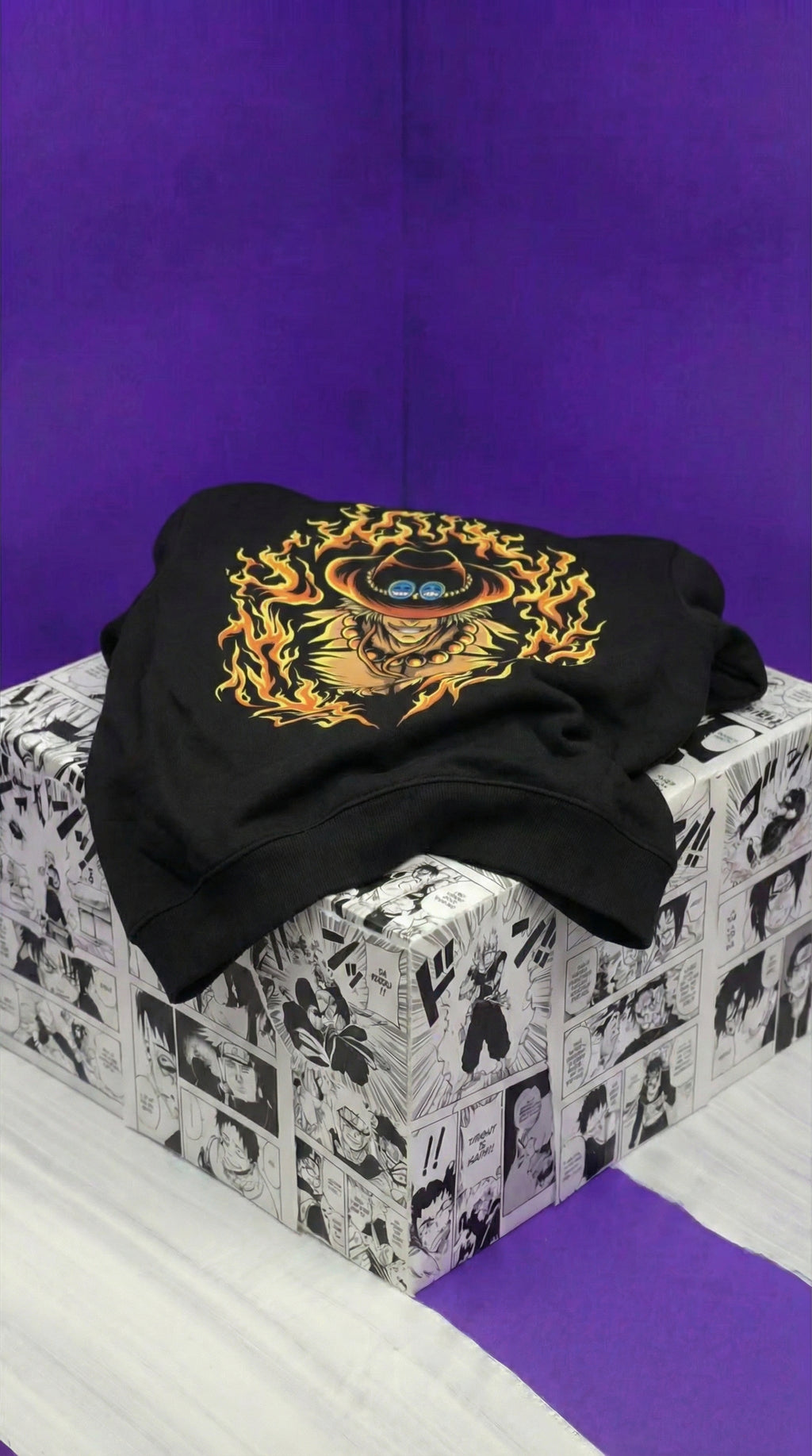 Portgas D. Ace Flame Ring Hoodie