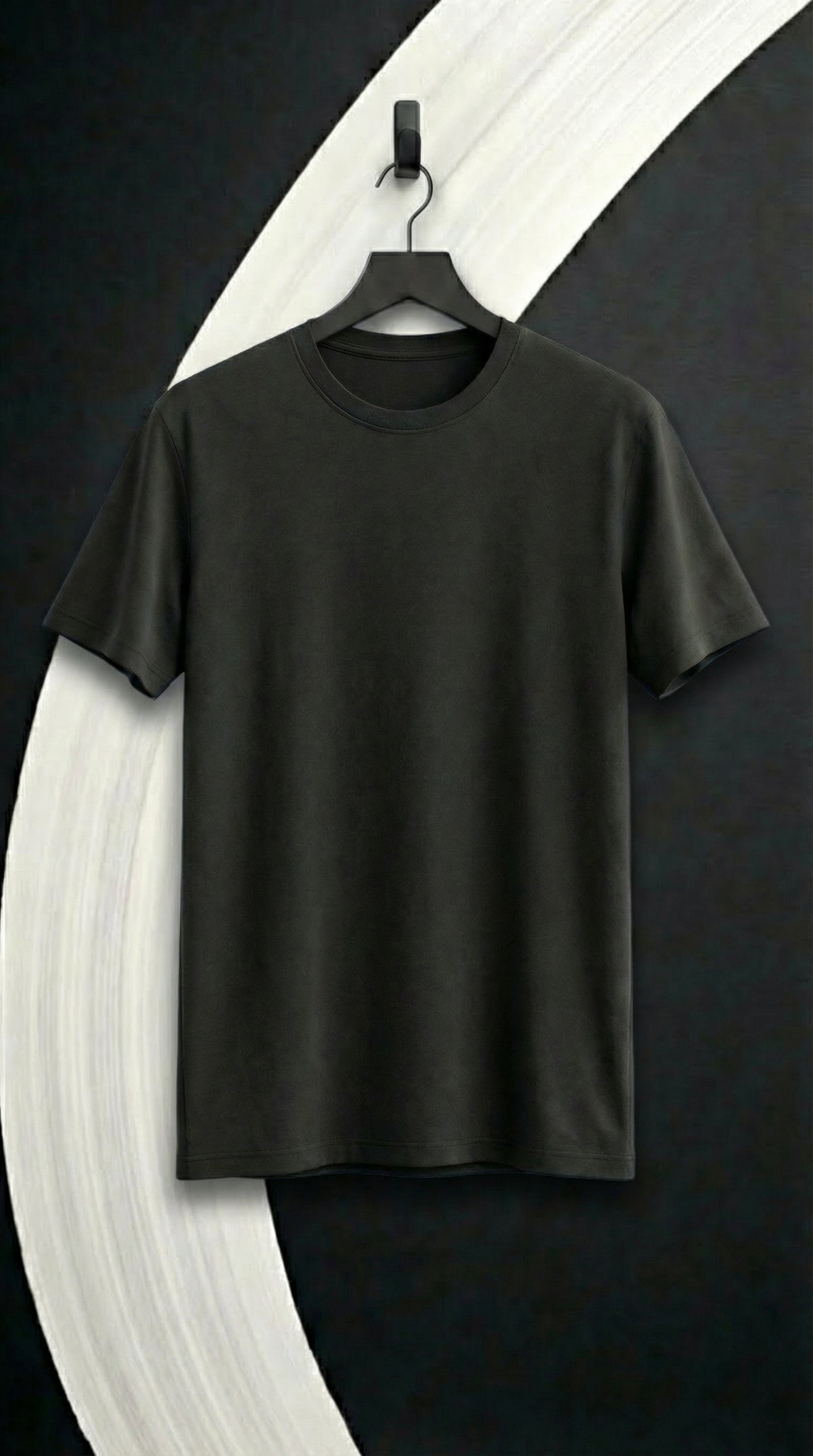 ACE Space basic t-shirt minimal in black
