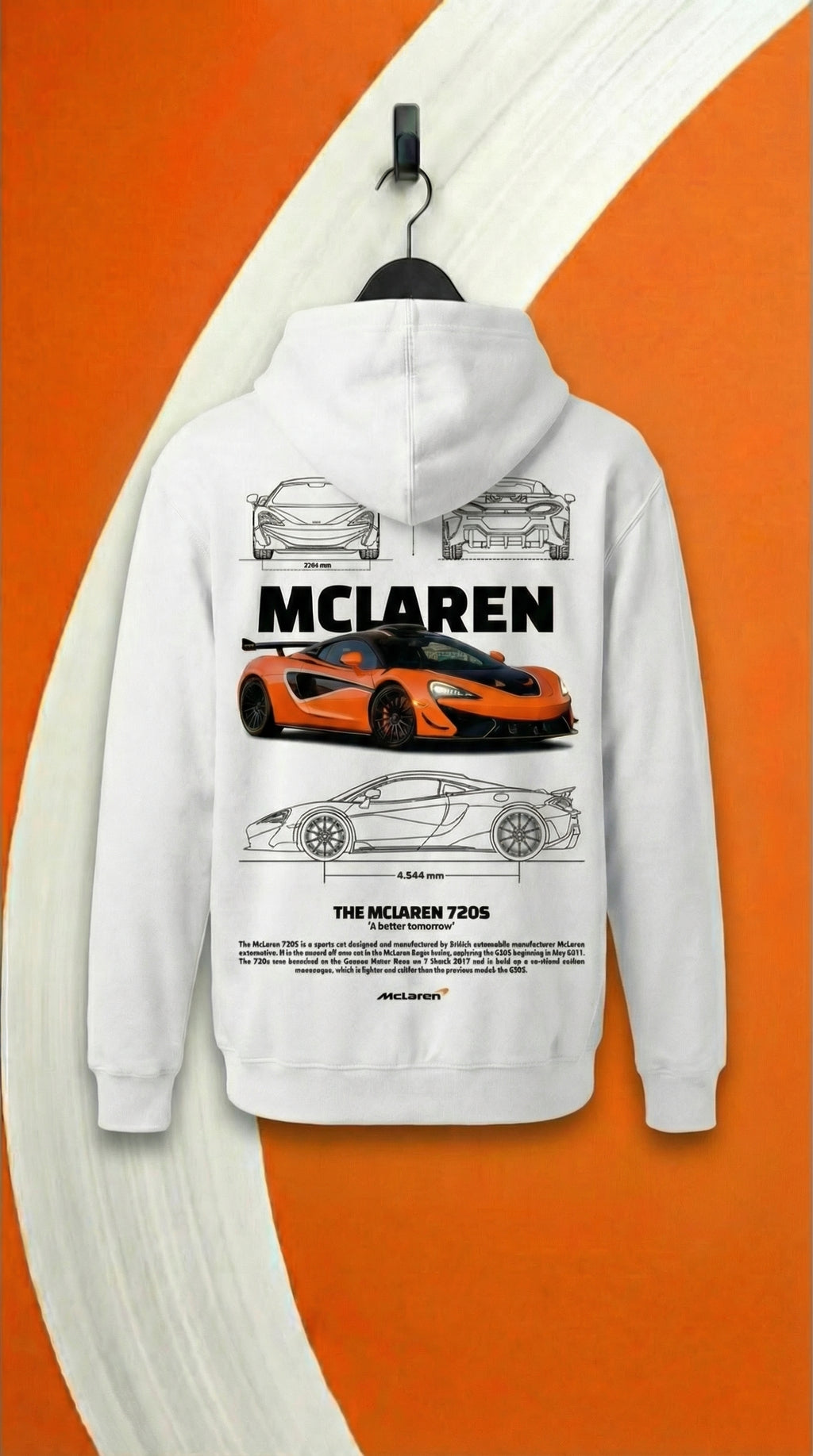 McLaren 720S Blueprint Hoodie