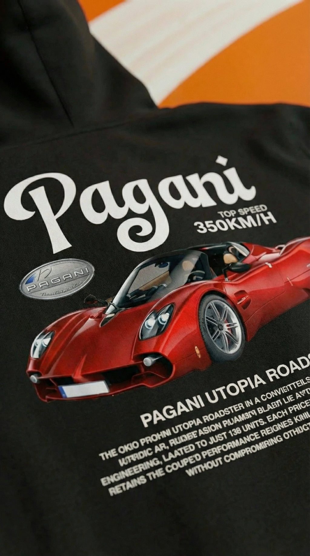 Sweat à capuche Pagani Utopia Roadster