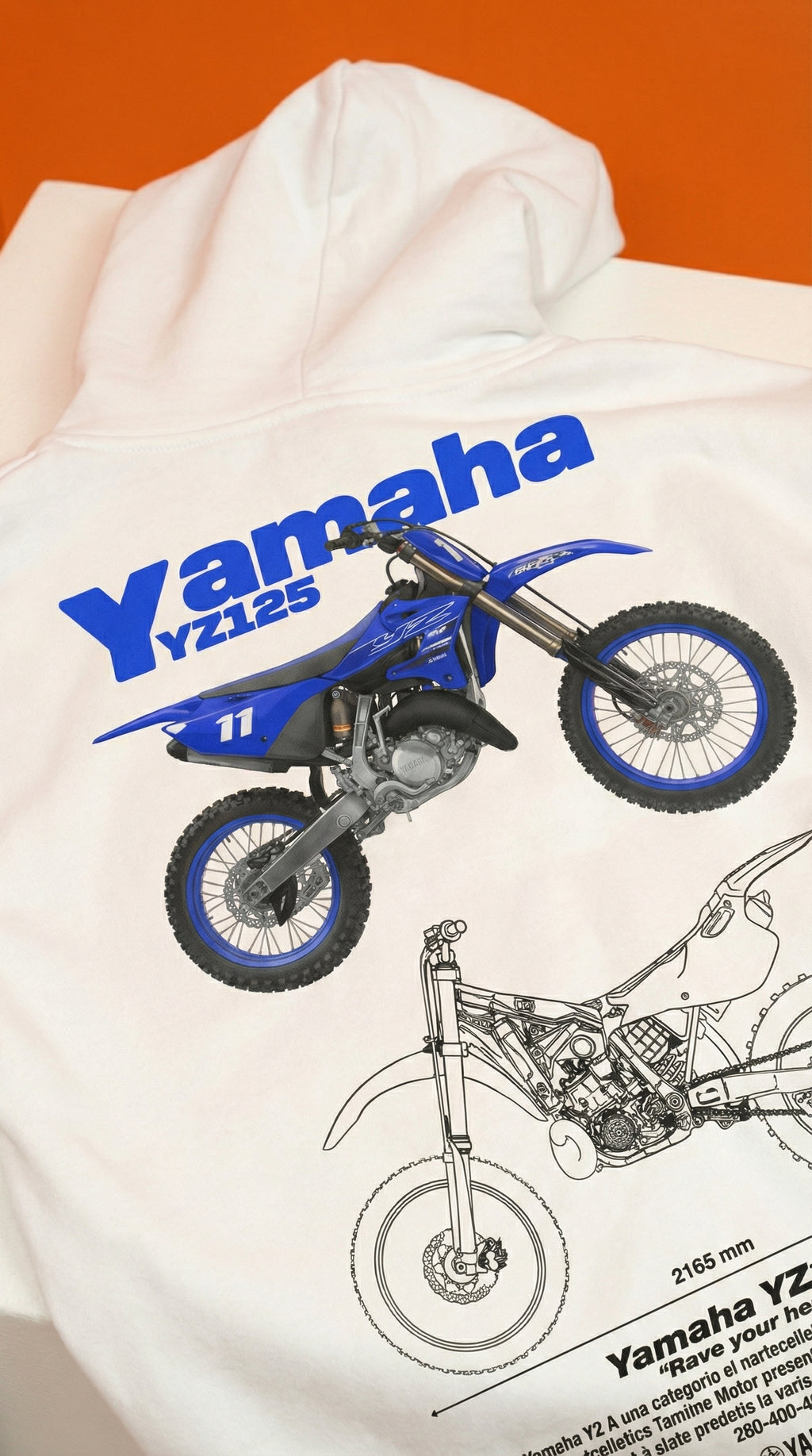 Yamaha YZ125 Blueprint Hoodie