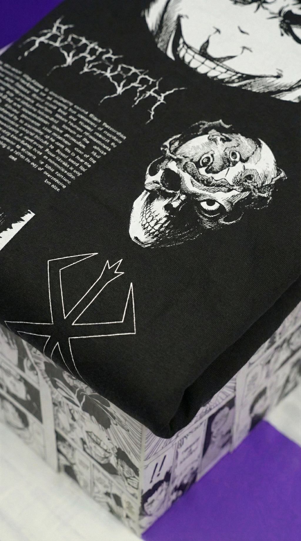 Berserk Manga Hoodie — Black