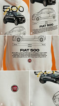 Sweat à capuche Fiat 500 Blueprint