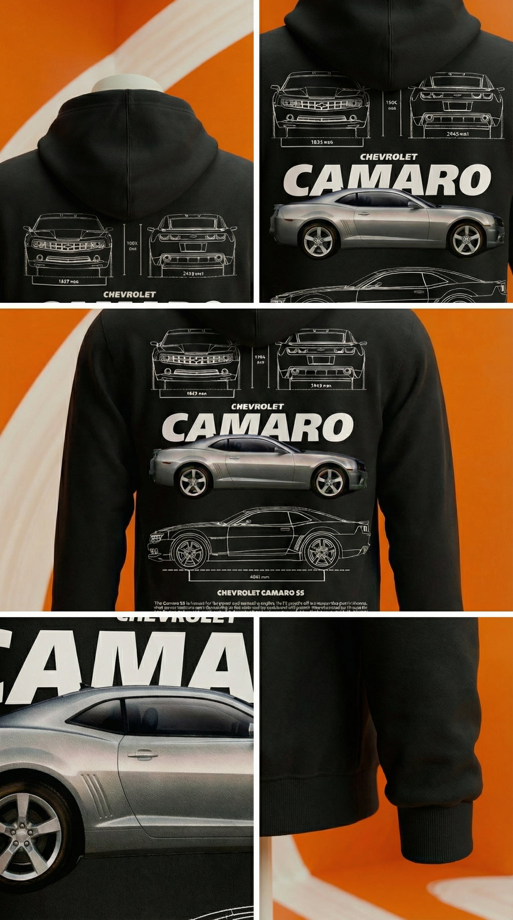 Chevrolet Camaro Blueprint Hoodie