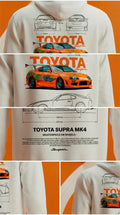 Toyota Supra MK4 Blueprint Hoodie