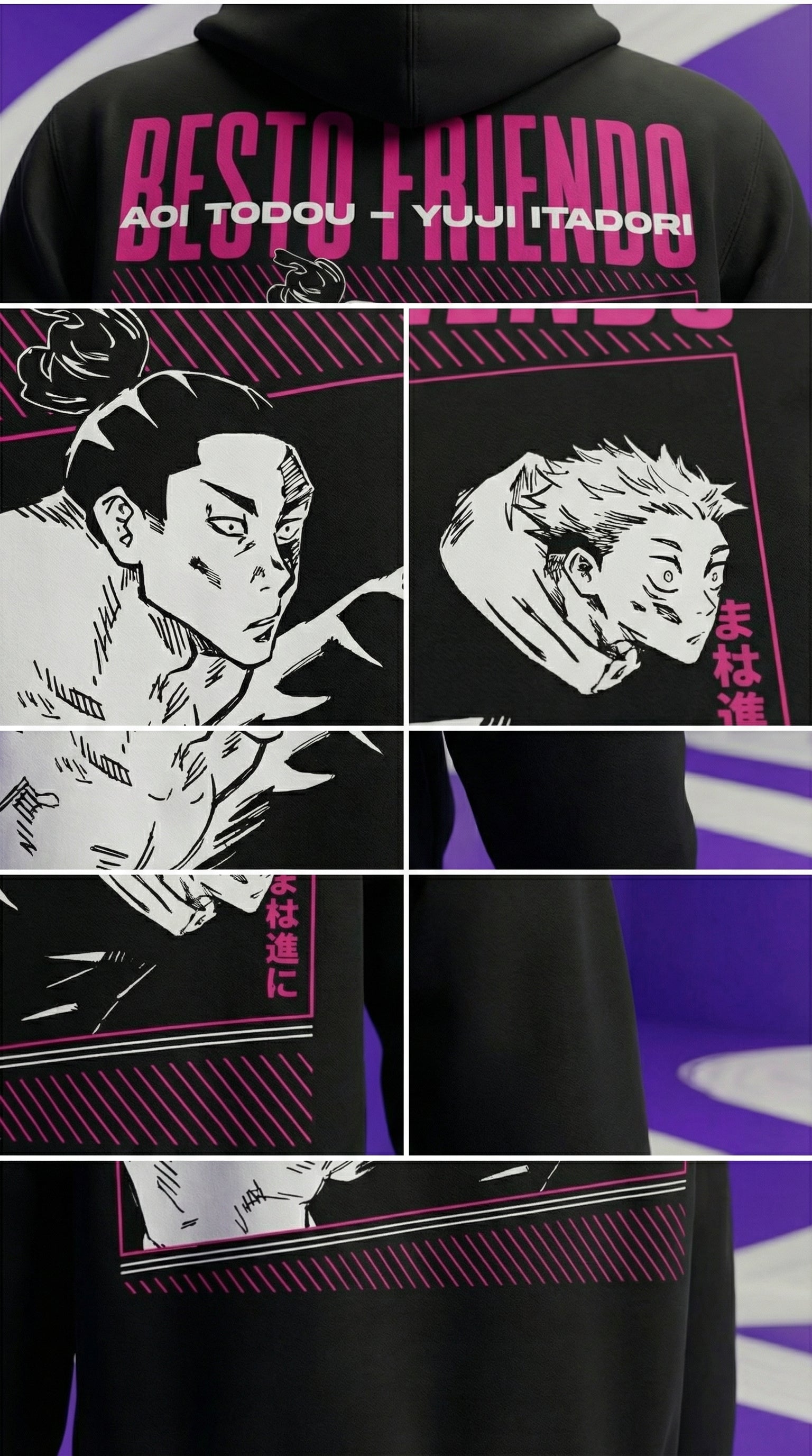 Besto Friendo – Aoi Todo x Yuji Itadori JJK Hoodie