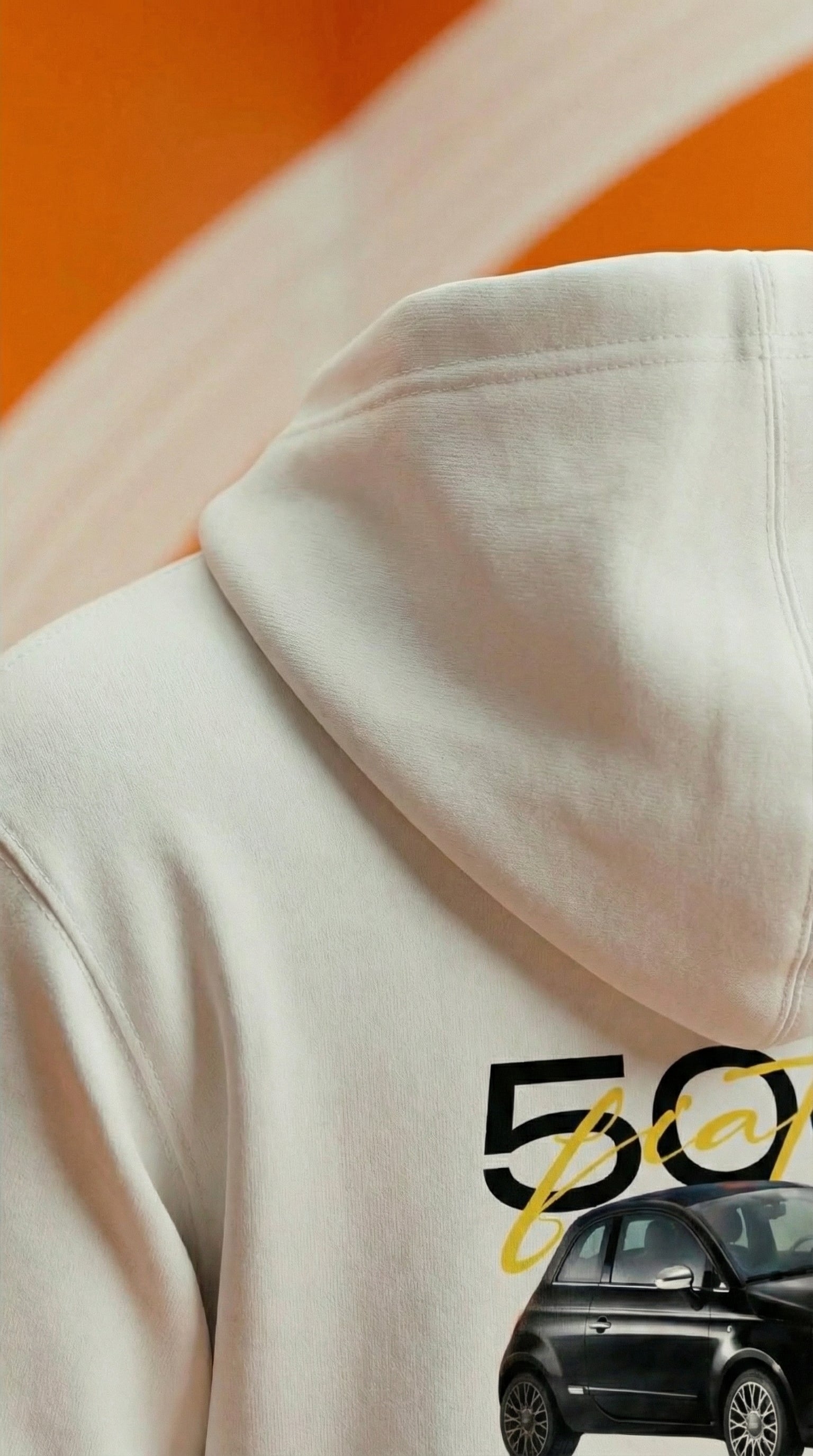 Sweat à capuche Fiat 500 Blueprint