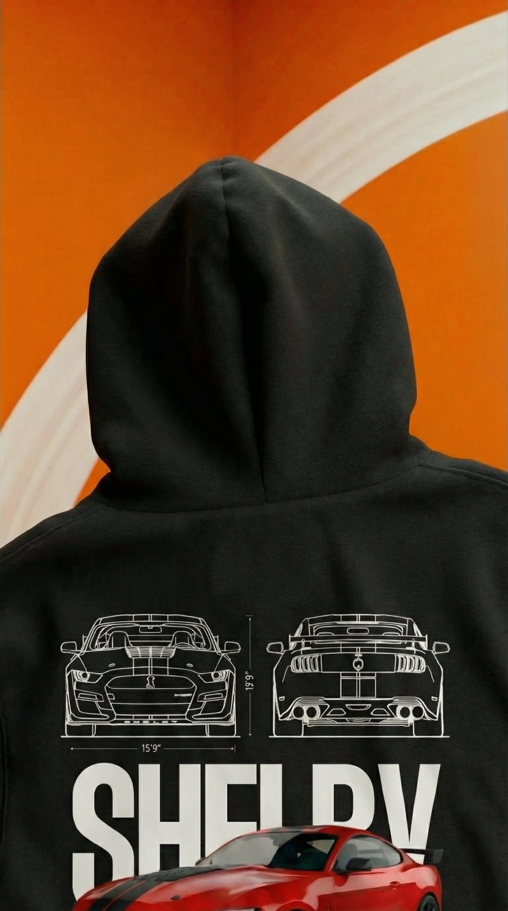 Ford Mustang Shelby GT500 Blueprint Hoodie