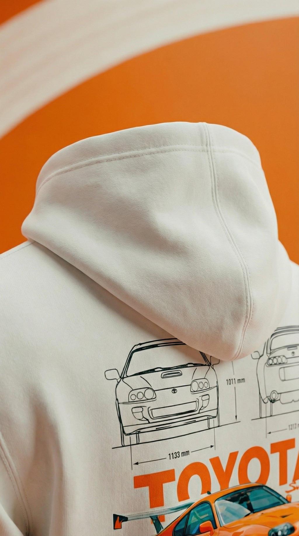 Toyota Supra MK4 Blueprint Hoodie