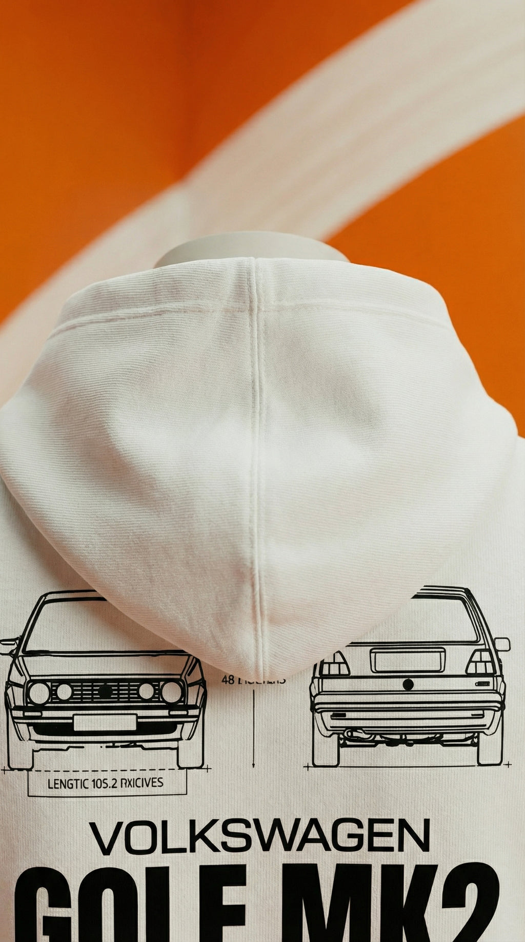 Volkswagen Golf MK2 Blueprint Hoodie