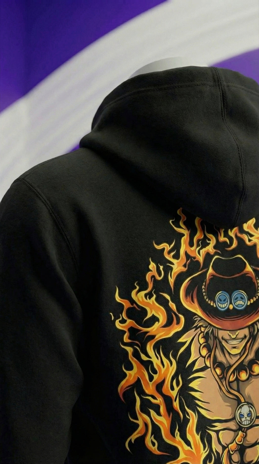 Portgas D. Ace Flame Ring Hoodie