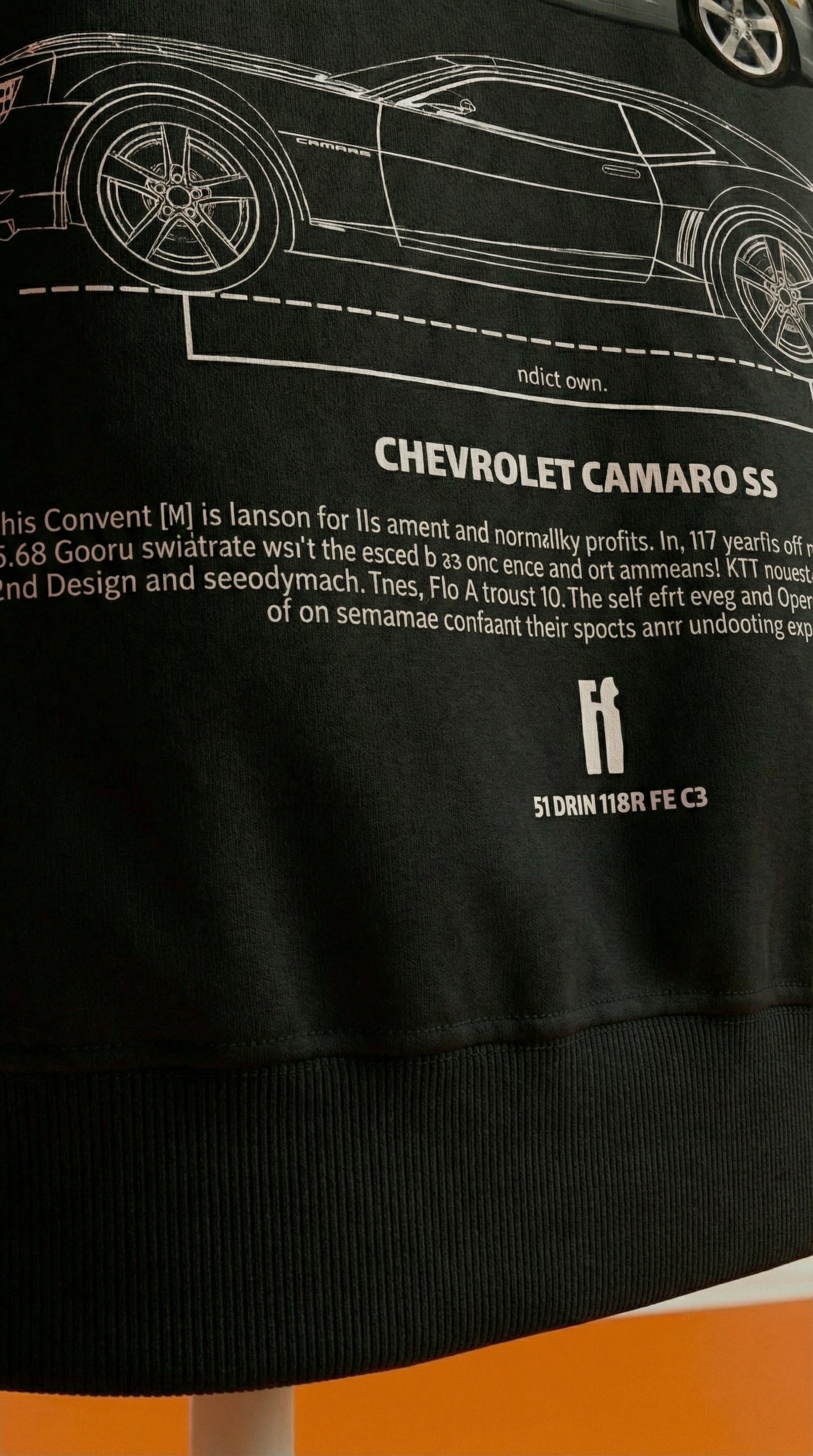 Chevrolet Camaro Blueprint Hoodie