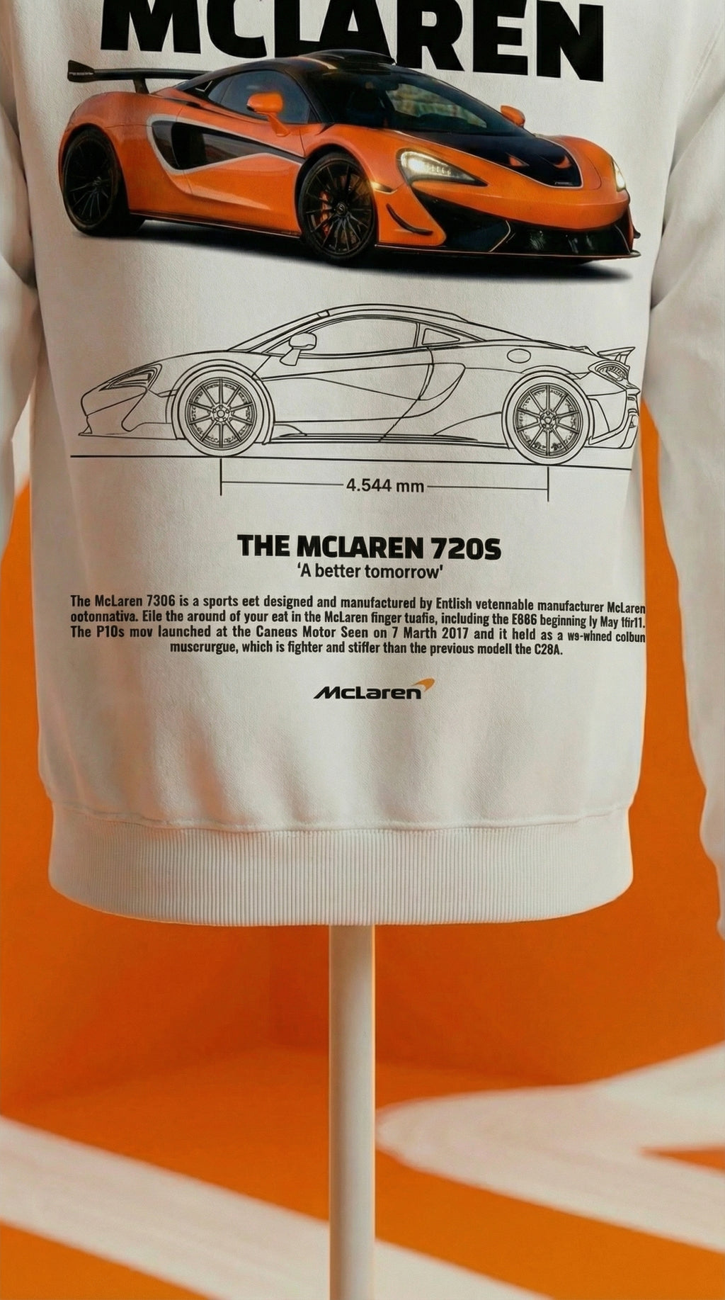 McLaren 720S Blueprint Hoodie