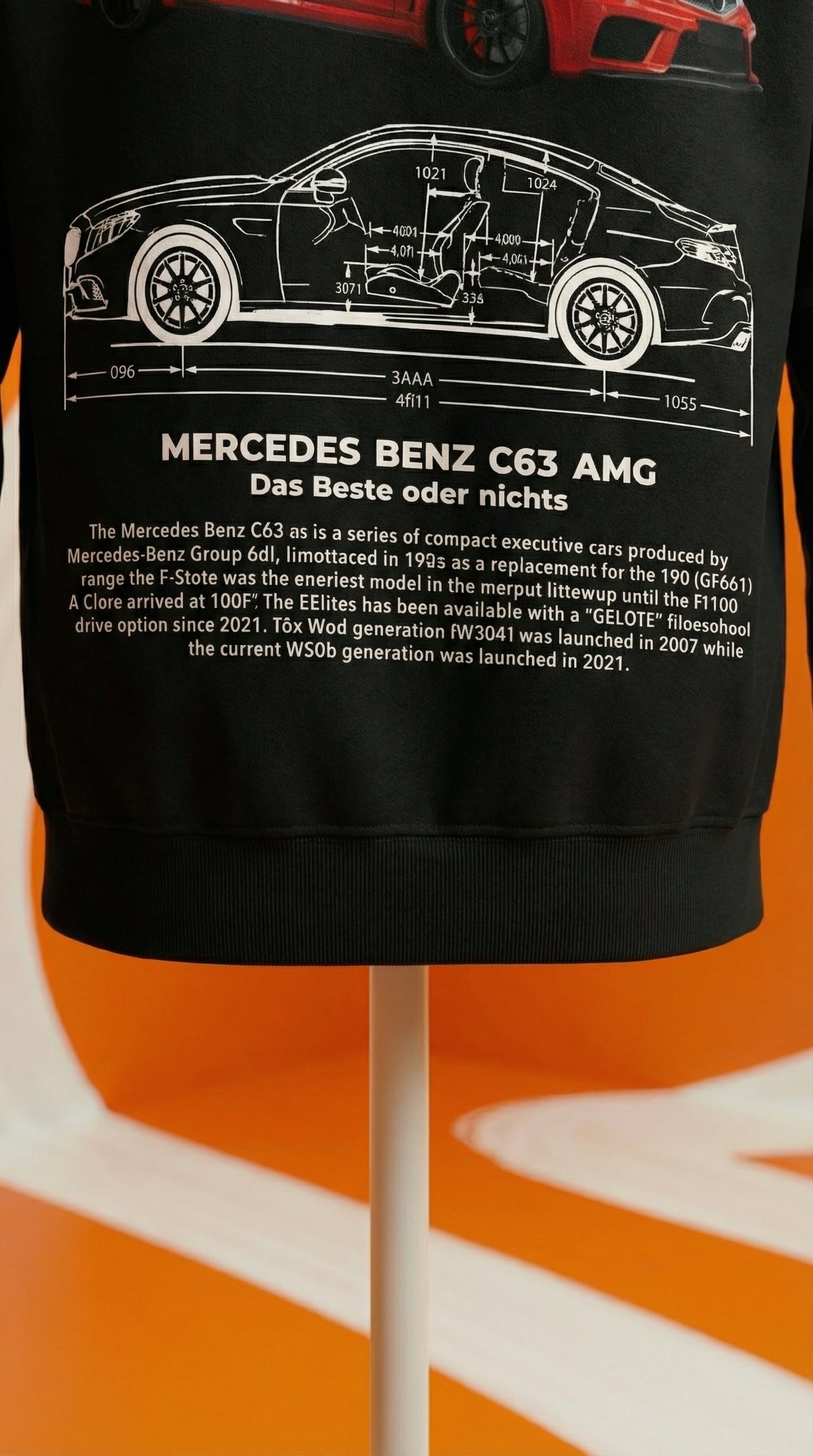 Mercedes-Benz C63 AMG Blueprint Hoodie