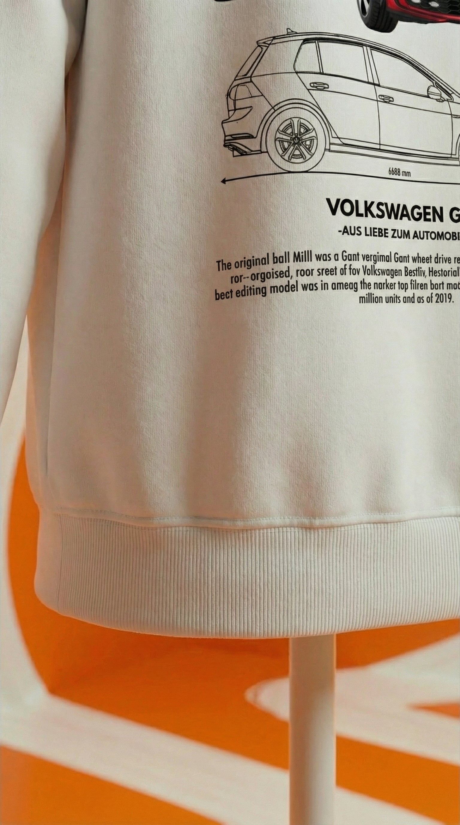 Volkswagen Golf GTI Blueprint Hoodie