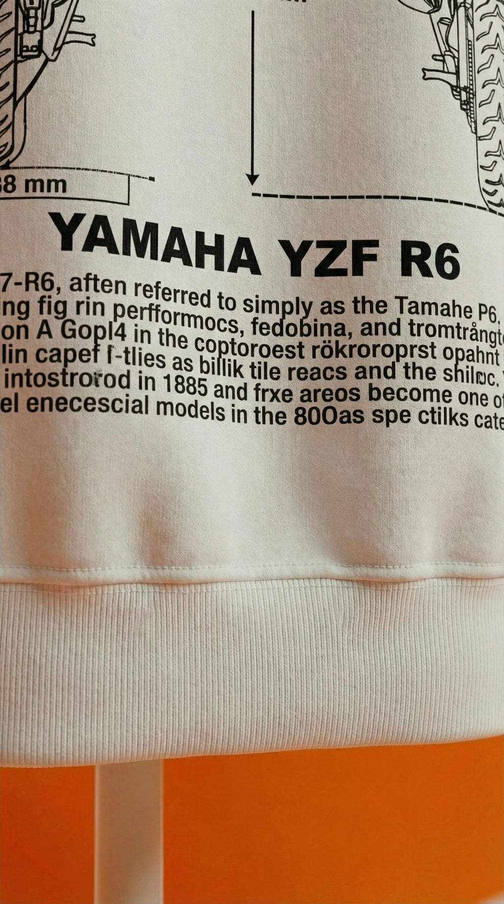 Yamaha YZF-R6 Blueprint Hoodie