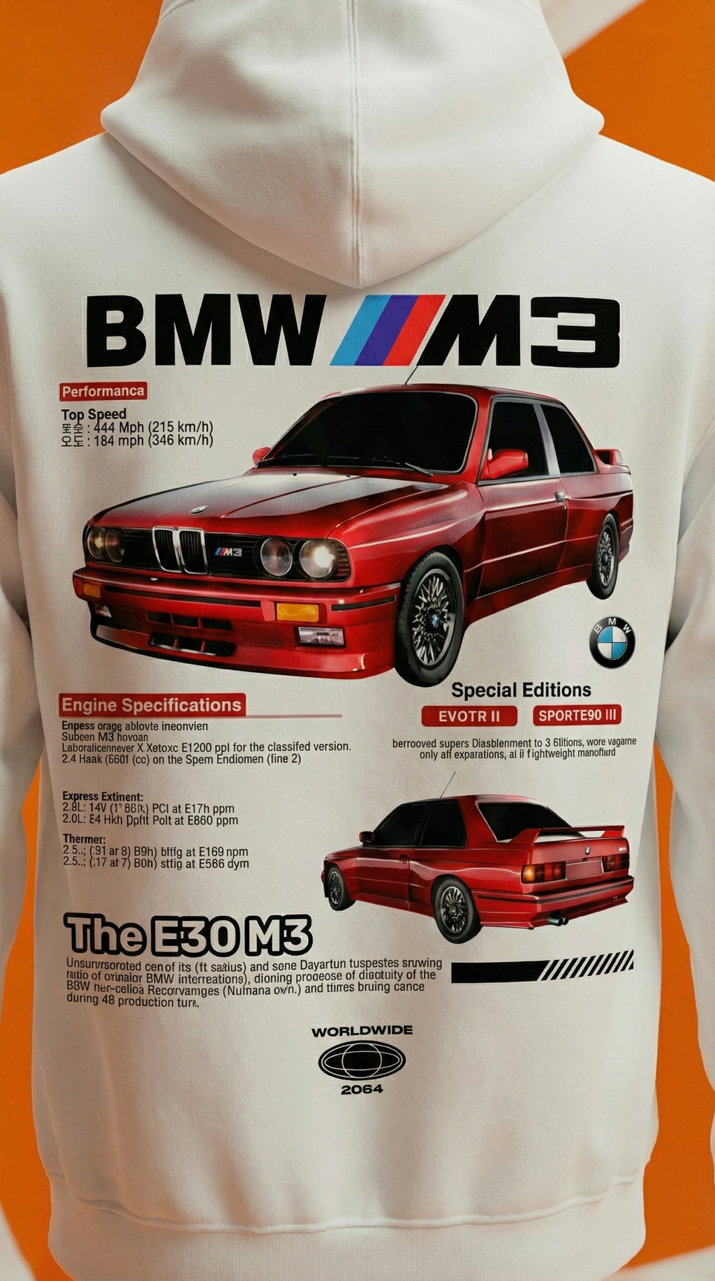 E30 Blueprint Hoodie
