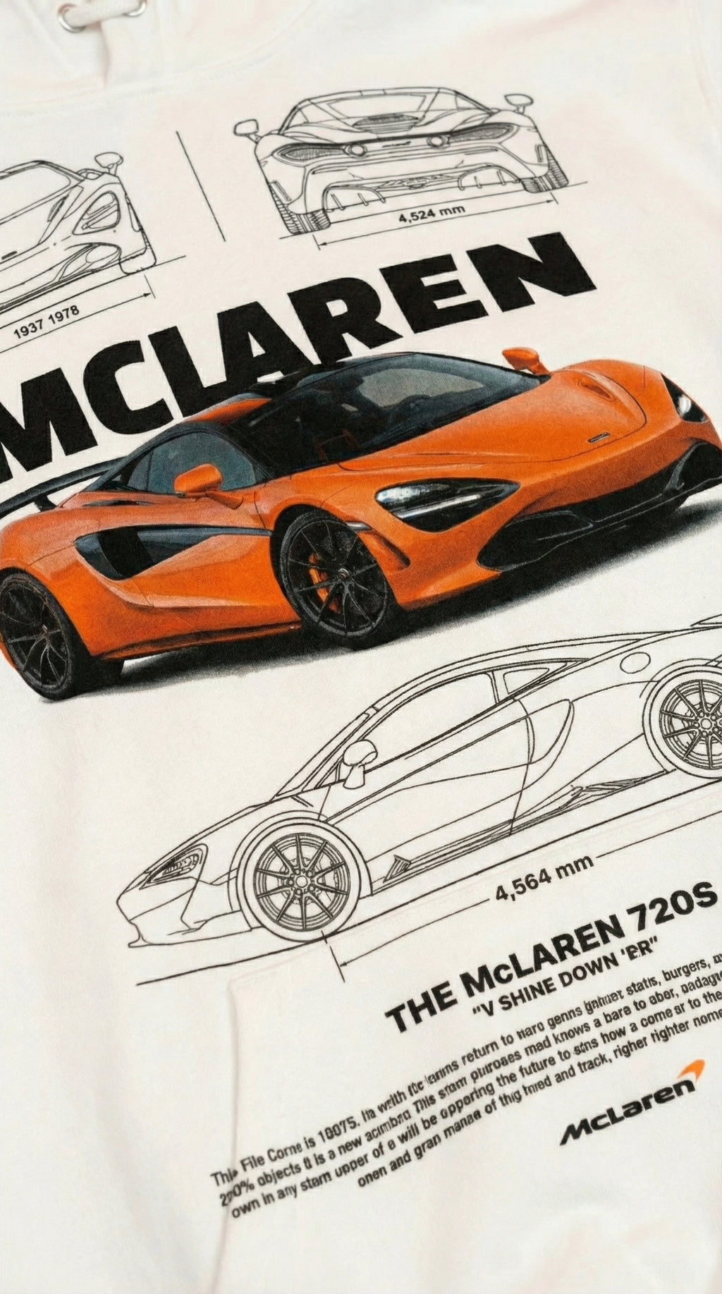 McLaren 720S Blueprint Hoodie
