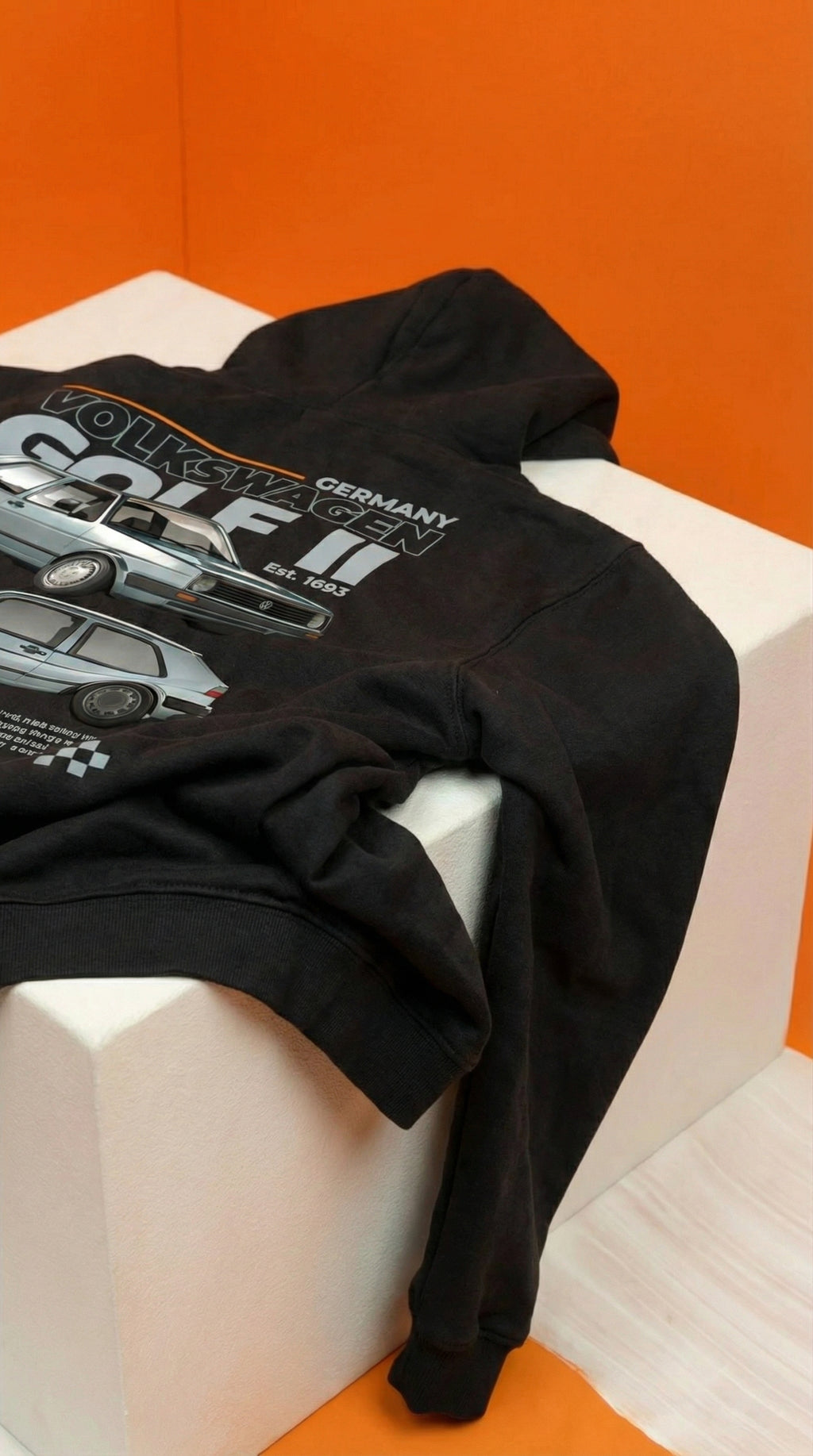 Sweat à capuche poster Volkswagen Golf II