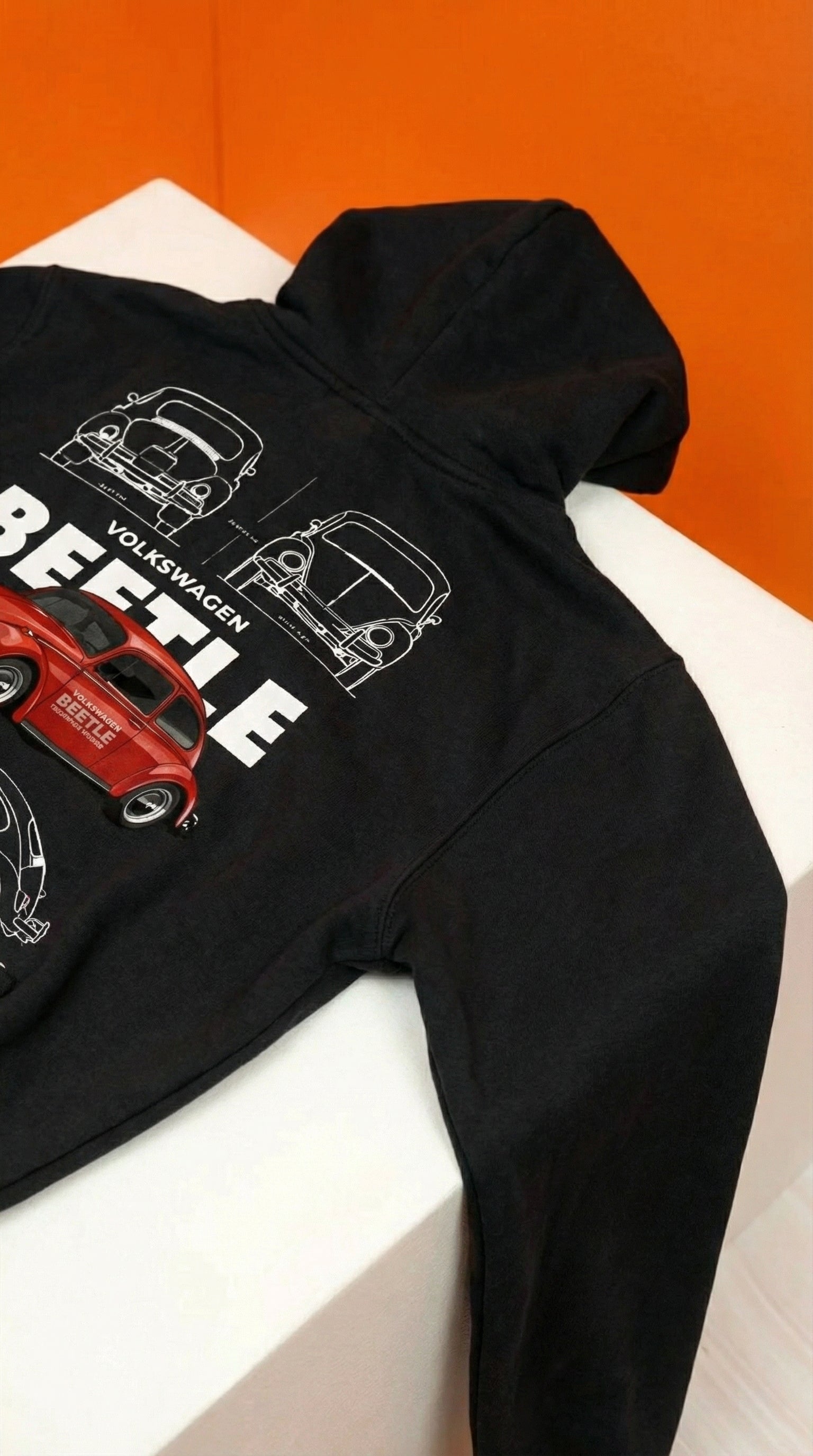 Volkswagen Beetle Blueprint Hoodie