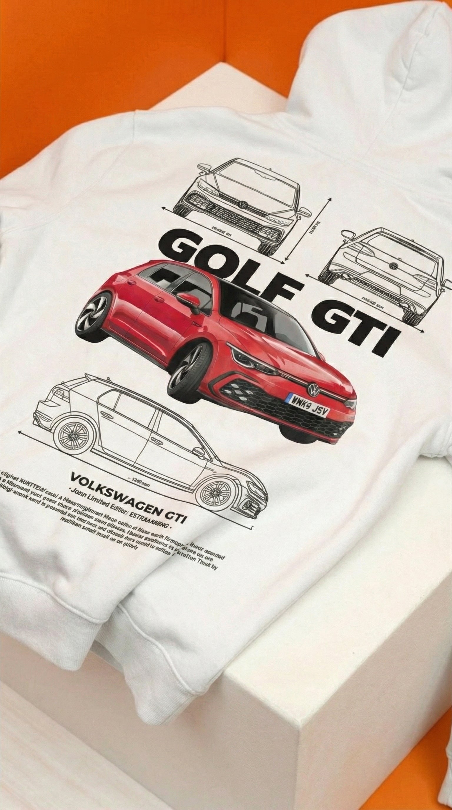 Sweat à capuche Volkswagen Golf GTI Blueprint