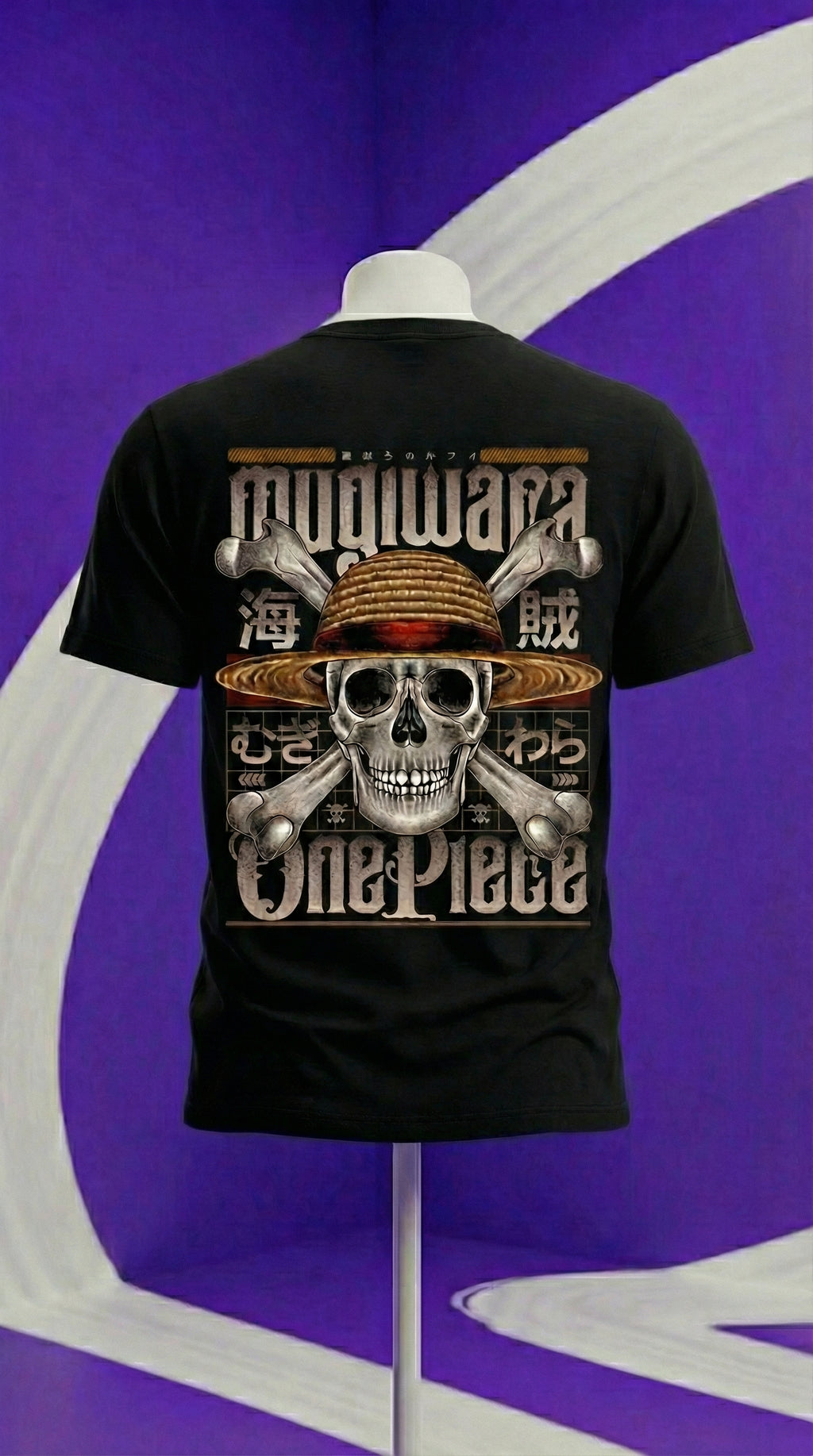 One Piece Straw Hat Skull T-shirt