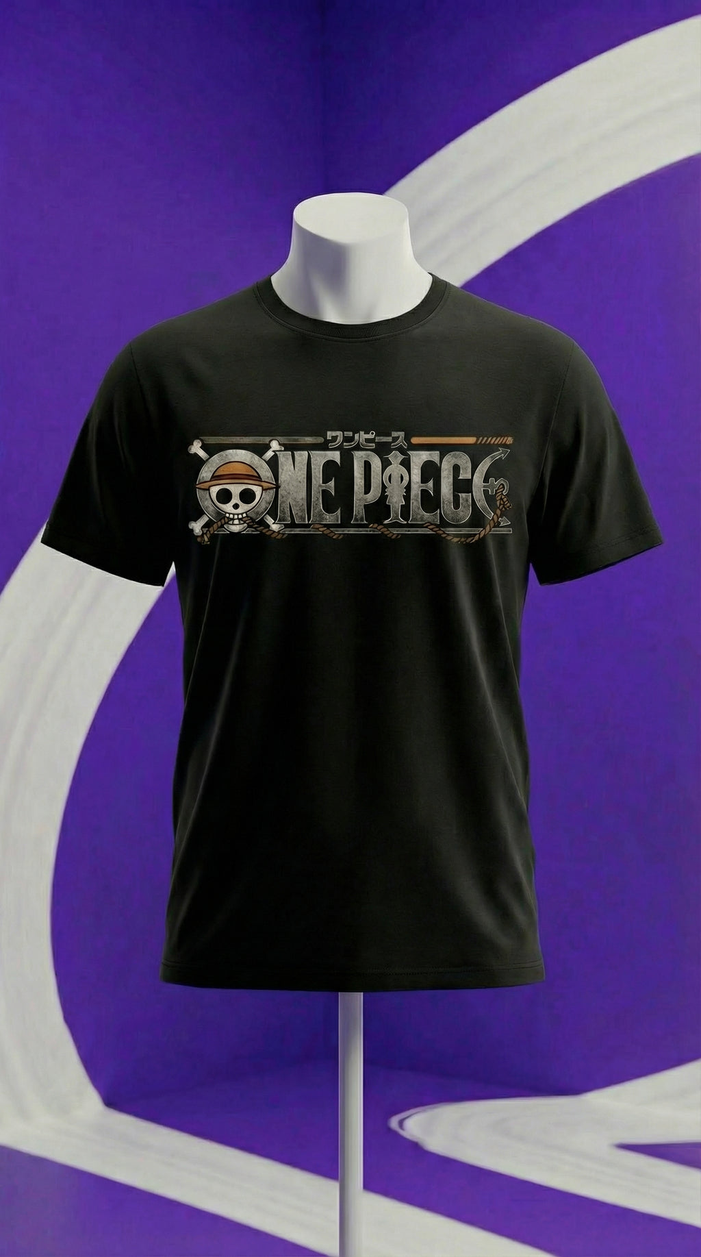 One Piece Straw Hat Skull T-shirt