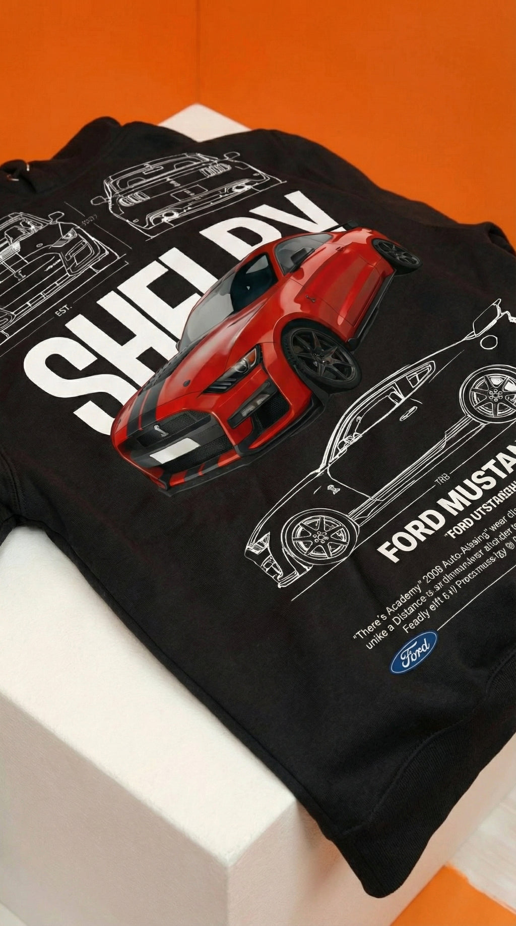 Ford Mustang Shelby GT500 Blueprint Hoodie
