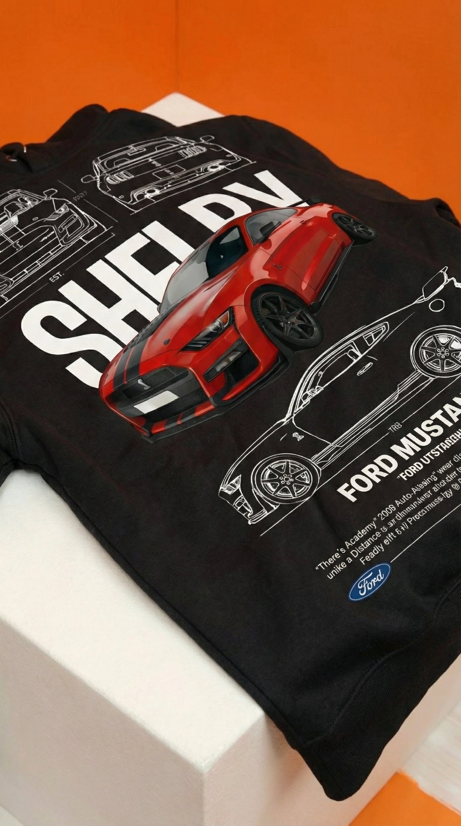 Ford Mustang Shelby GT500 Blueprint Hoodie