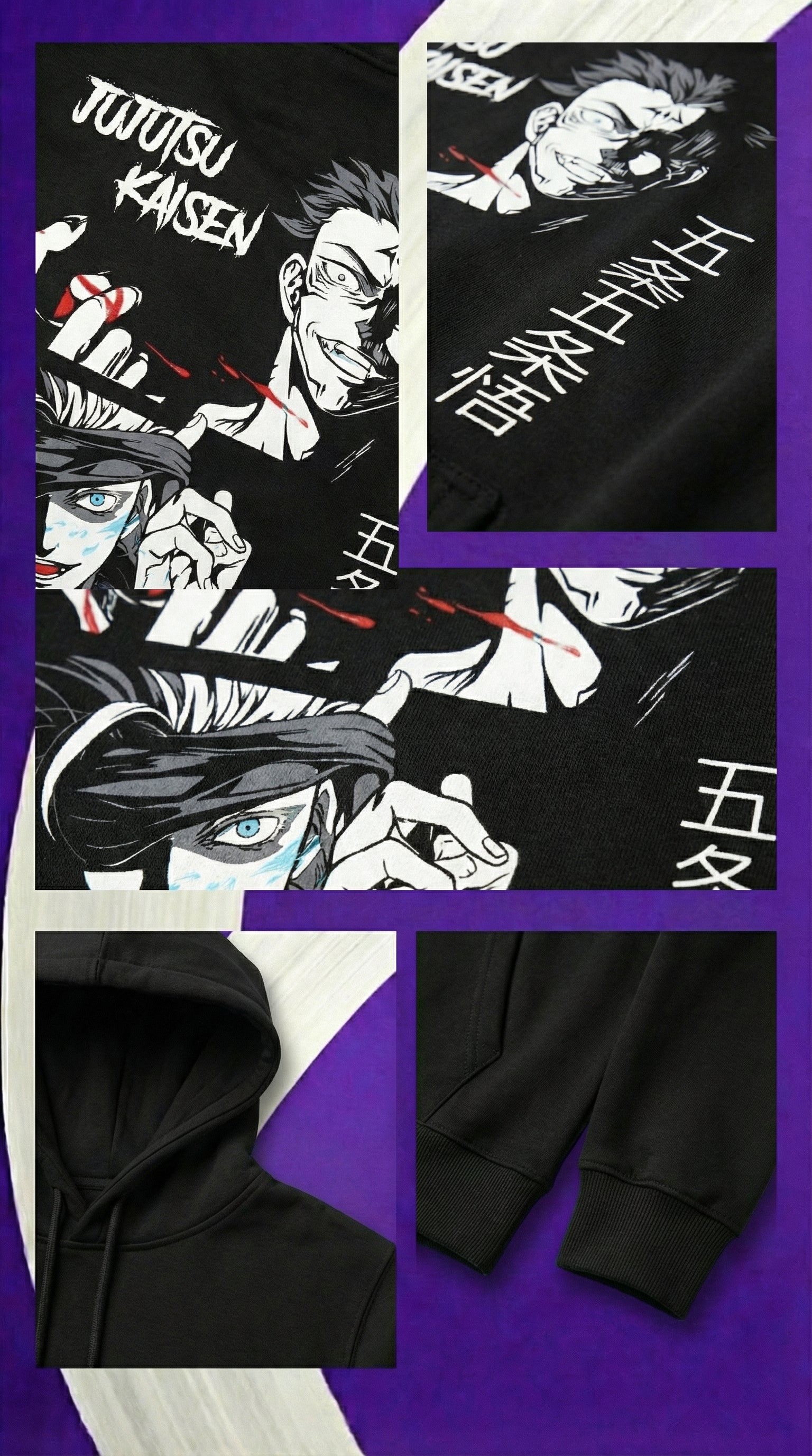 Gojo Satoru x Sukuna JJK Hoodie