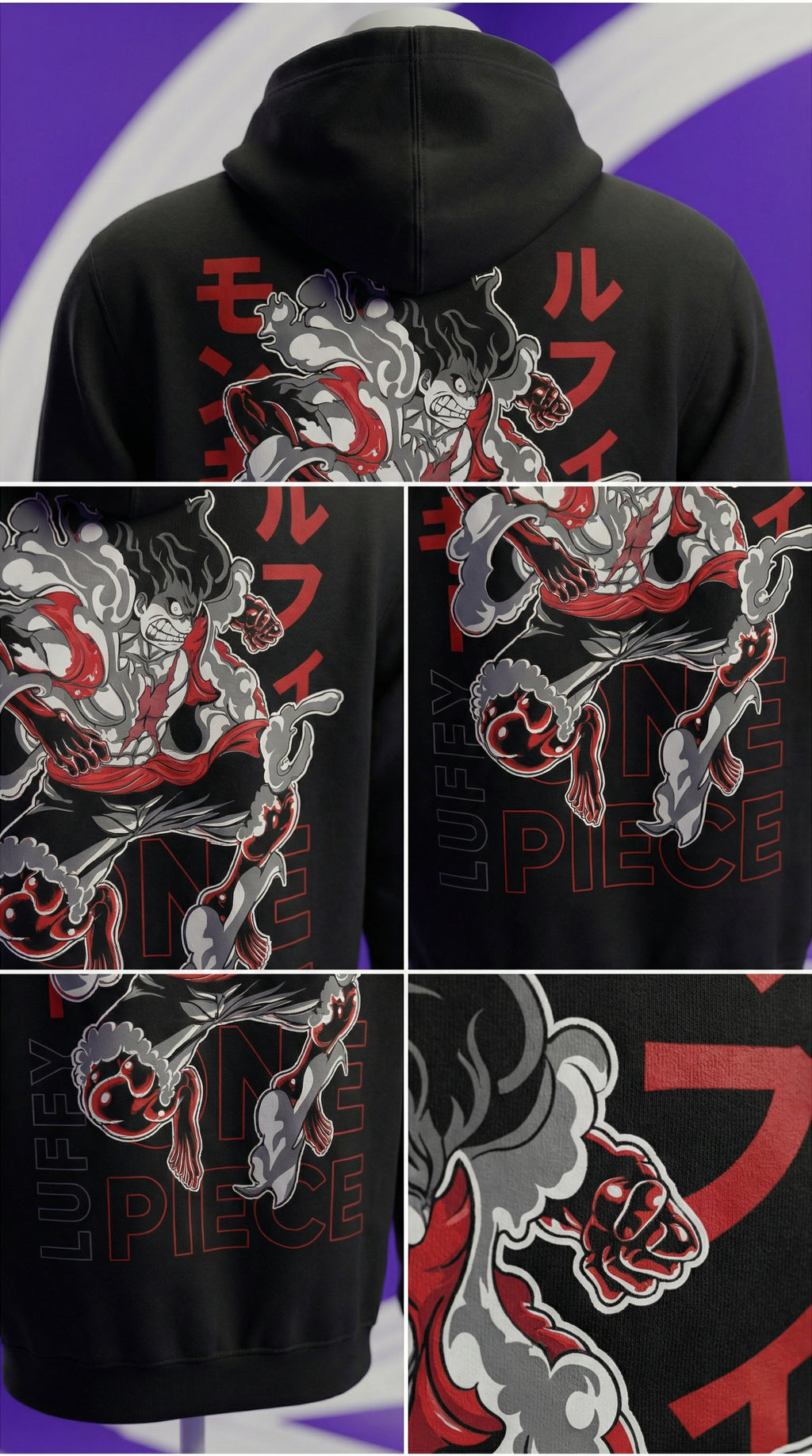 One Piece Luffy “Gear 4” Hoodie