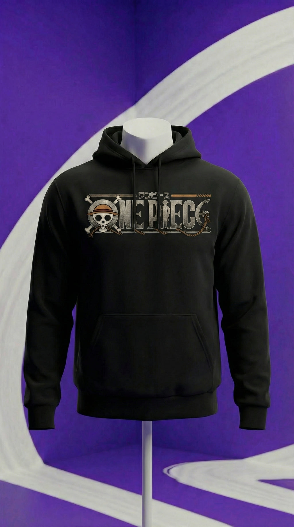 One Piece Straw Hat Skull Hoodie